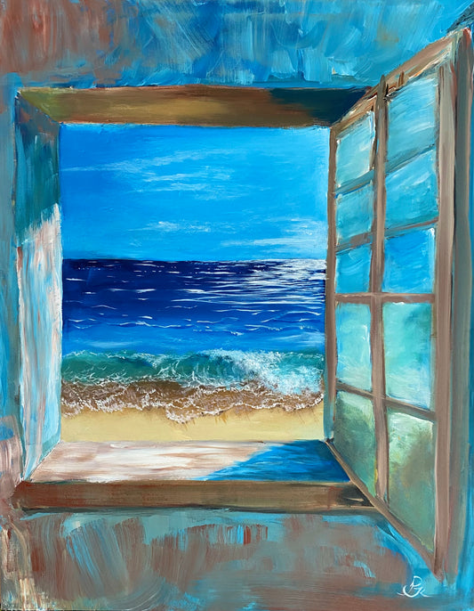 Beach House Window